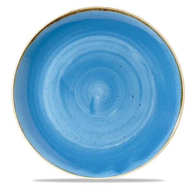 Stonecast Cornflower Blue Coupe Large Bowl 30cm 6/box