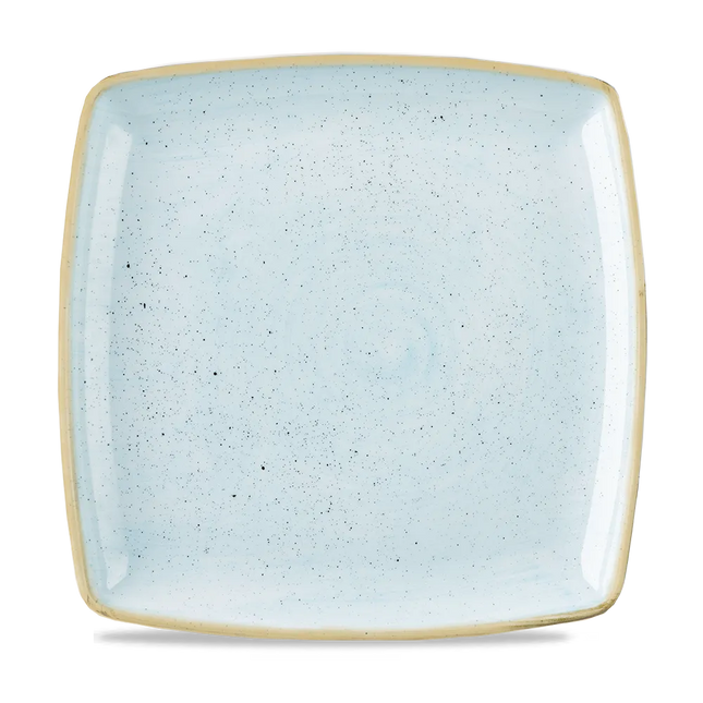Stonecast Duck Egg Deep Square Plate 26cm 6/box