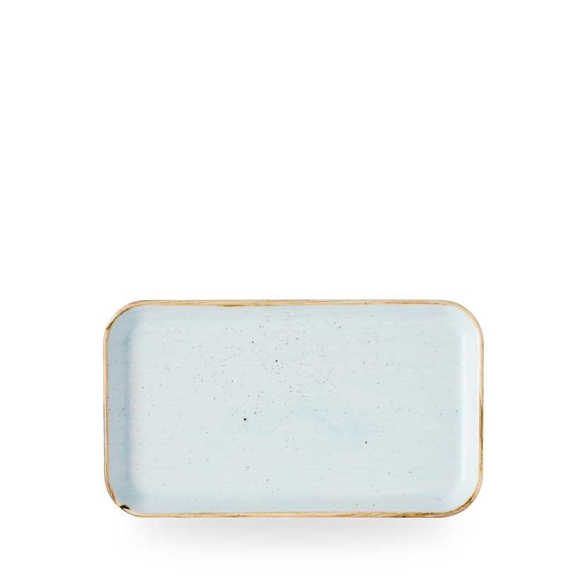 Churchill Stonecast Duck Egg Blue rechthoekig bord 26 x 15 cm