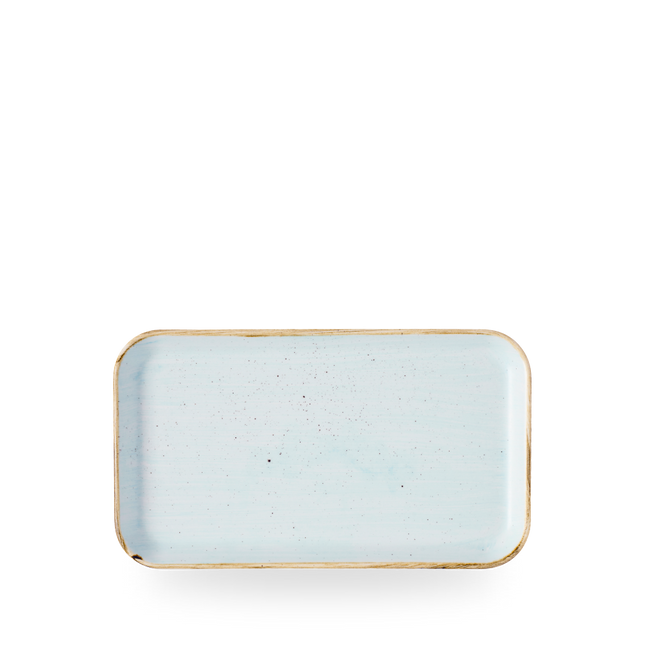 Churchill Stonecast Duck Egg Blue rechthoekig bord 26 x 15 cm