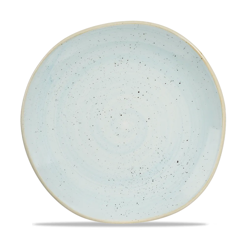 Stonecast Duck Egg Round Trace Plate 26.4cm 12/box