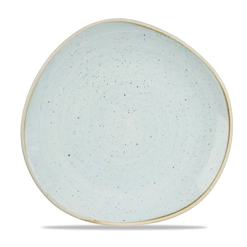 Stonecast Duck Egg Round Trace Plate 28.6cm 12/box