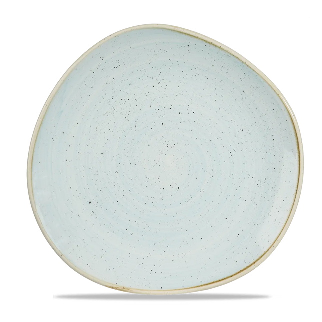 Stonecast Duck Egg Round Trace Plate 28.6cm 12/box