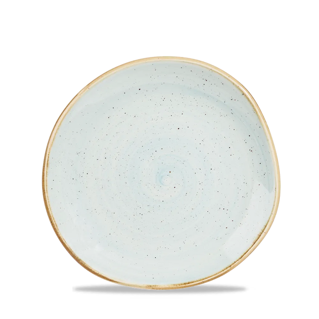Stonecast Duck Egg Round Trace Plate 18.6cm 12/box