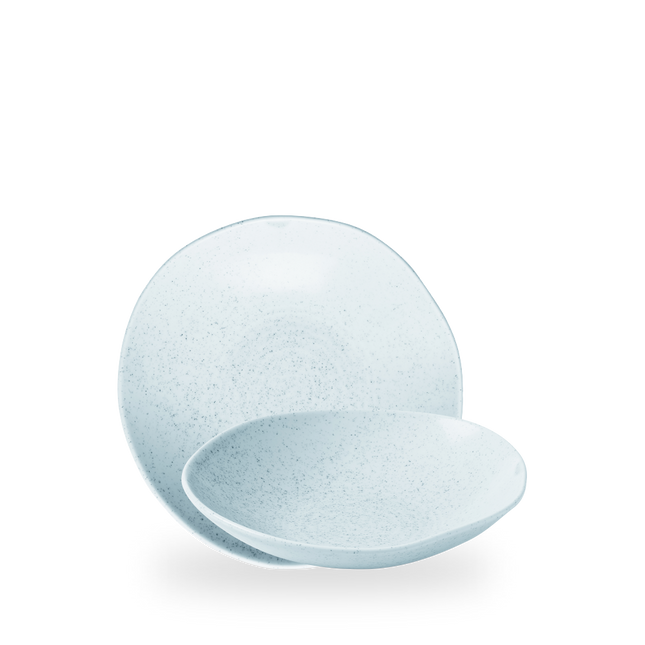 Churchill Stonecast Duck Egg Natural Organic Coupe Bowl 22,5 cm – porseleinen kom – set van 6 – APS Glass & Bar Supply