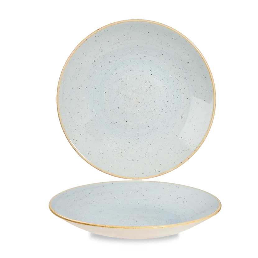 Stonecast Duck Egg Deep Coupe Plate 25.5cm 12/box