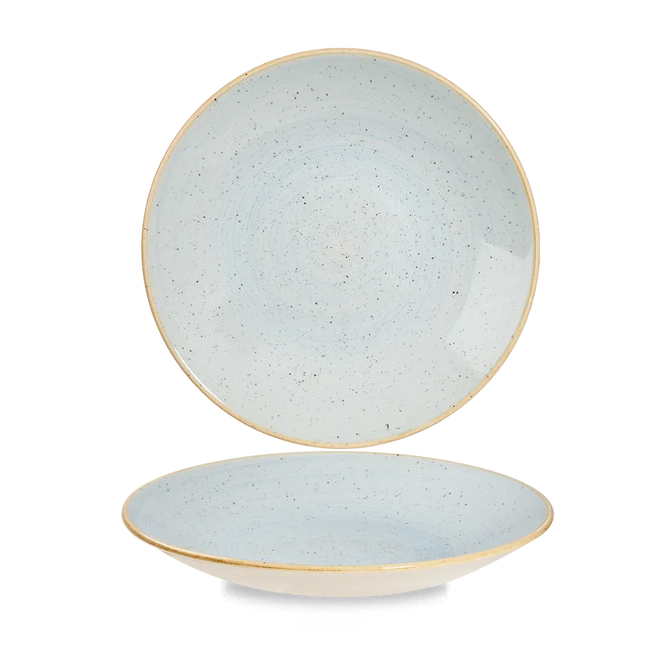 Stonecast Duck Egg Deep Coupe Plate 25.5cm 12/box