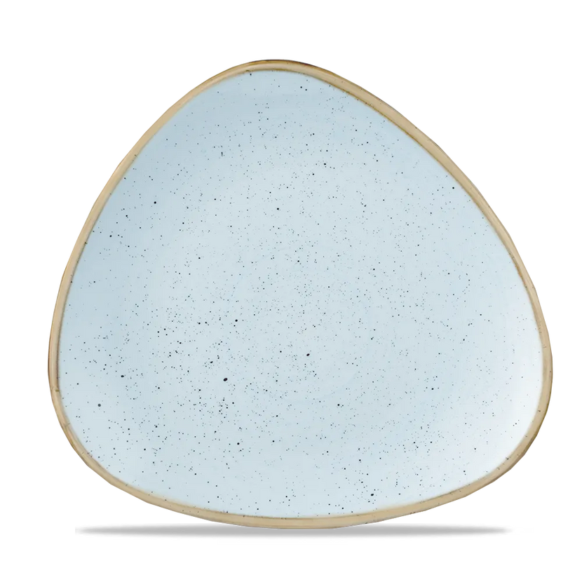 Stonecast Duck Egg Lotus Plate 25cm 12/box