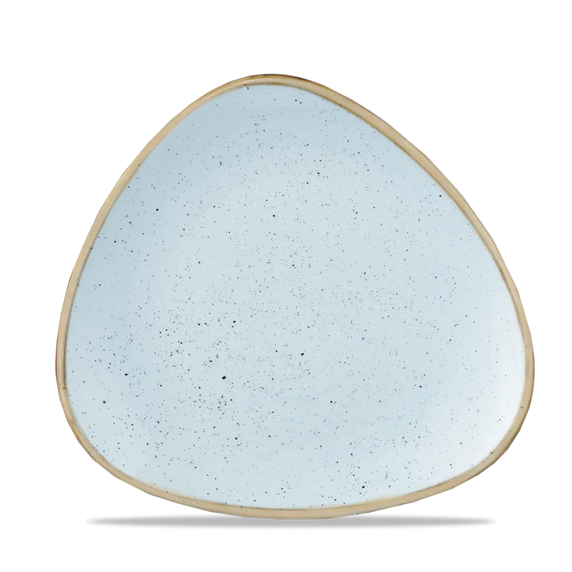 Stonecast Duck Egg Lotus Plate 23cm 12/box