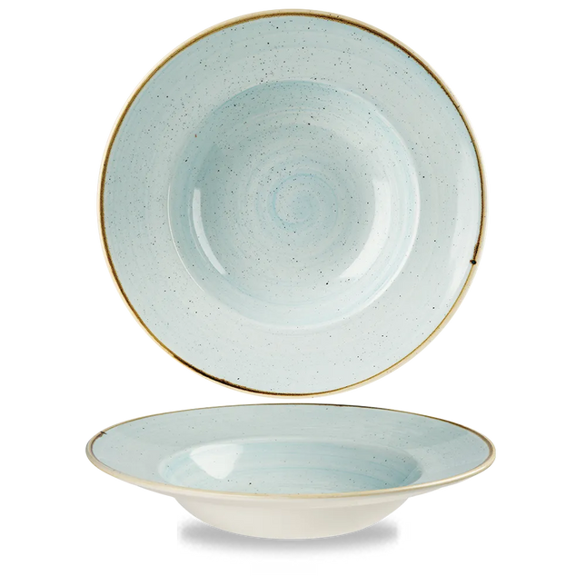 Stonecast Duck Egg Profile Wide Rim Bowl Large 28cm 12/box