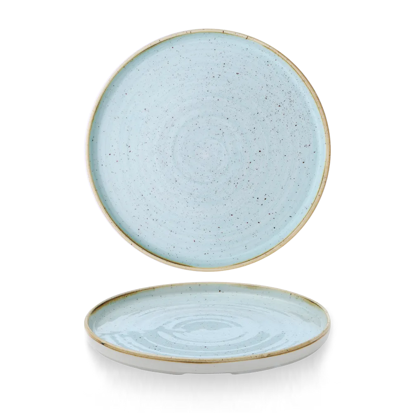 Stonecast Duck Egg Walled Plate 26 cm 6/box