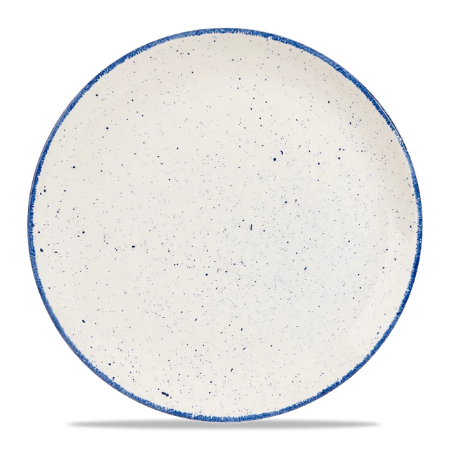 Stonecast Hints Indigo Evolve Coupe Plate 32.4cm 6/box
