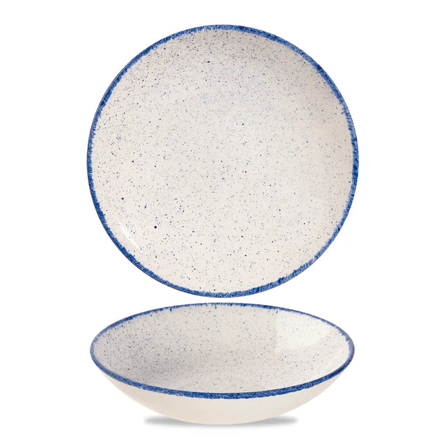 Stonecast Hints Indigo Evolve Coupe Bowl 24.8cm 12/box