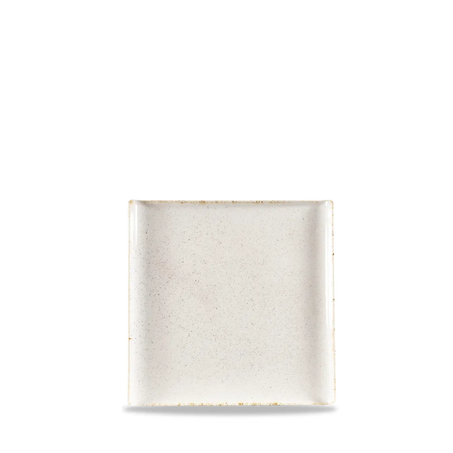 Stonecast Hints Barley White Square Buffet Tray 30cm 4/box