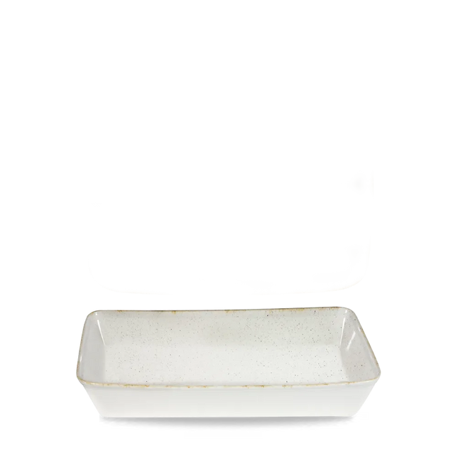 Stonecast Hints White Rectangle Baking Tray 38x25x6.2cm