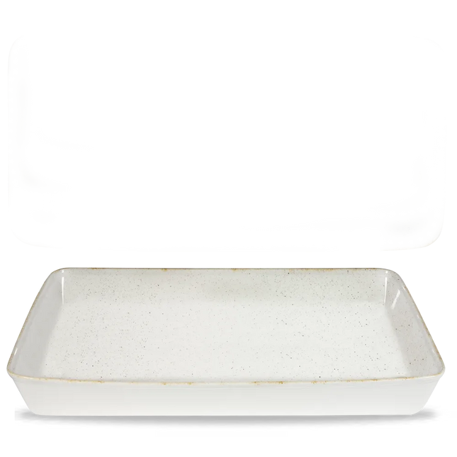 Stonecast Hints White Rectangle Baking Tray 53x32.5x6.2cm