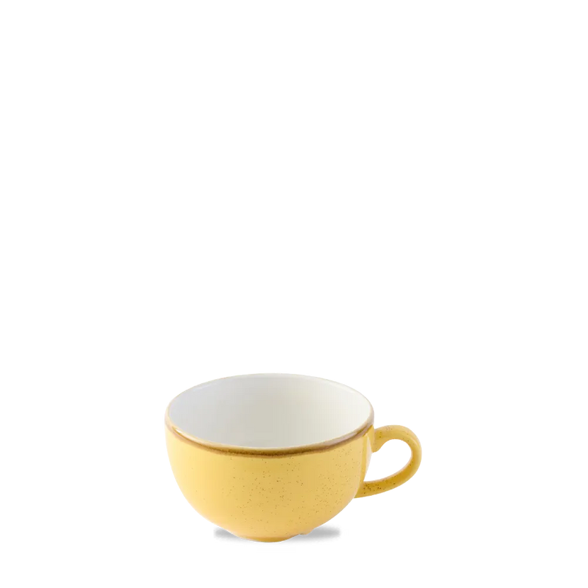 Stonecast Mustard Cappuccino Cup 340 ml 12/box