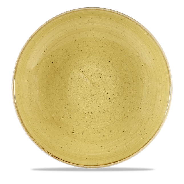 Stonecast Mustard Coupe Large Bowl 30cm 6/box