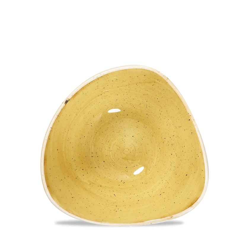 Stonecast Mustard Lotus Bowl 15cm 12/box