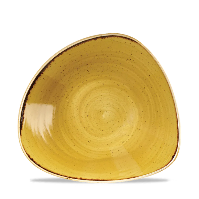 Stonecast Mustard Lotus Bowl 23cm 12/box