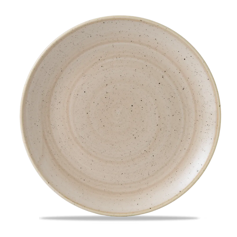 Stonecast Nutmeg Cream Evolve Coupe Plate 29cm 12/box