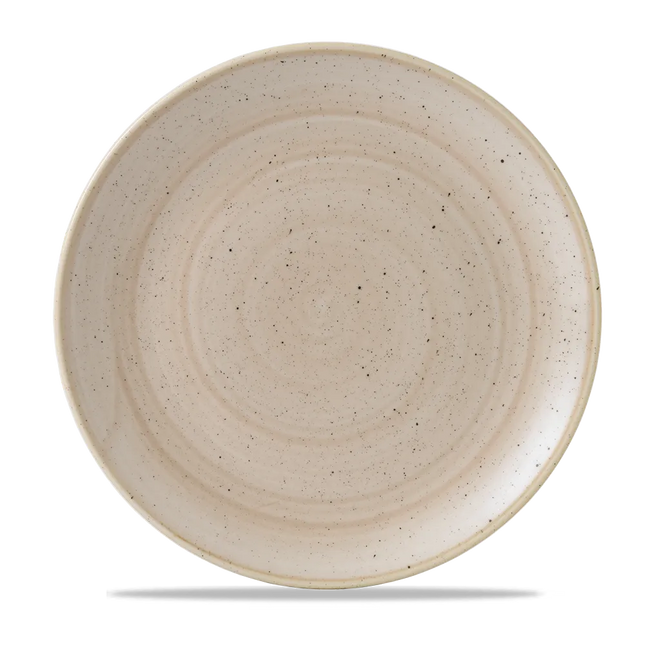 Stonecast Nutmeg Cream Evolve Coupe Plate 29cm 12/box