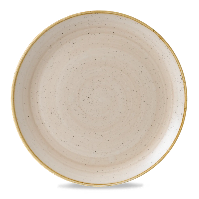 Stonecast Nutmeg Cream Coupe Evolve Plate 32.4cm 6/box