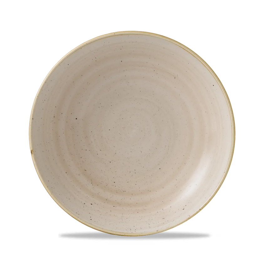 Stonecast Nutmeg Cream Evolve Coupe Bowl 25cm 12/box