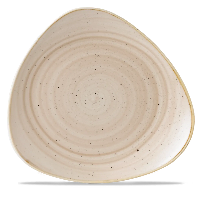 Stonecast Nutmeg Cream Lotus Plate 30cm 6/box