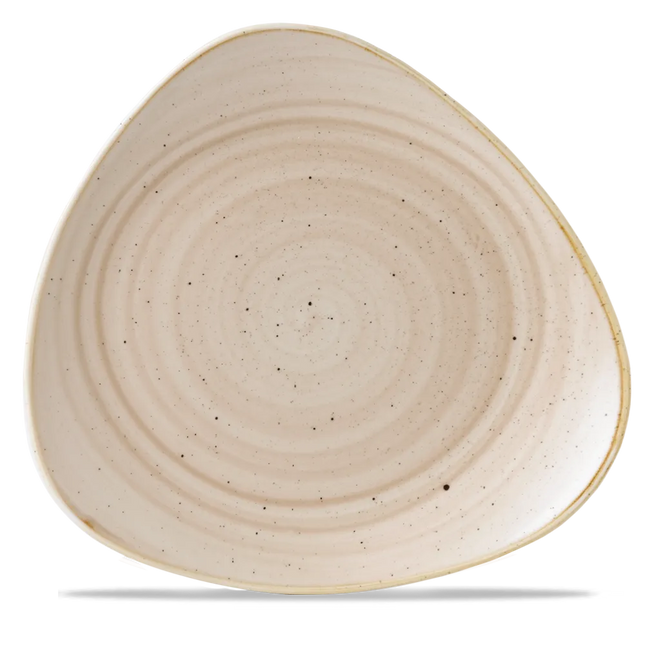 Stonecast Nutmeg Cream Lotus Plate 30cm 6/box
