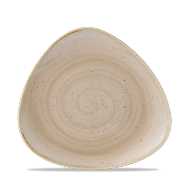 Stonecast Nutmeg Cream Lotus Plate 18cm 12/box