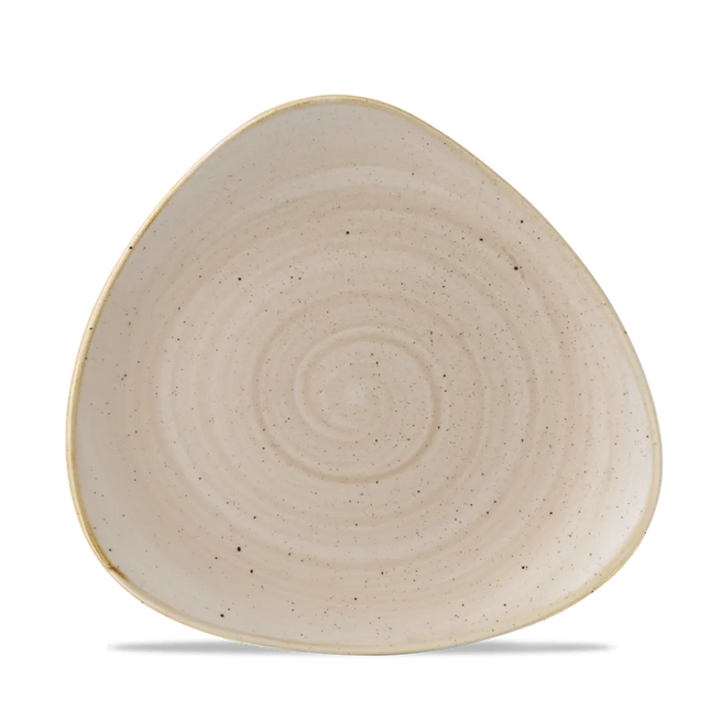 Stonecast Nutmeg Cream Lotus Plate 23cm 12/box