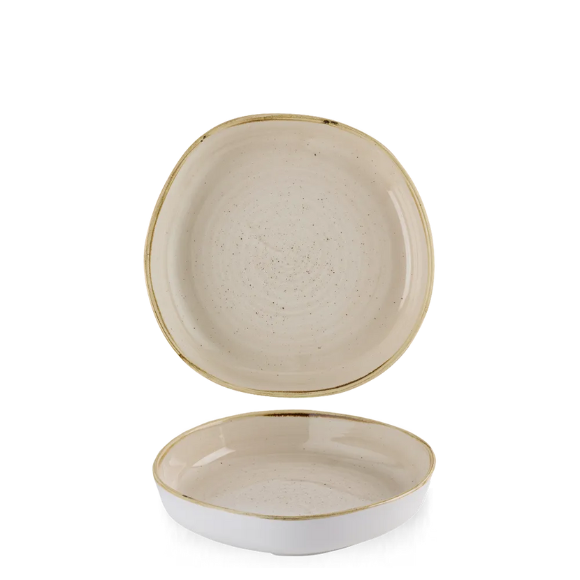 Stonecast Nutmeg Cream Walled Bowl 20cm x 4.5cm 6/box