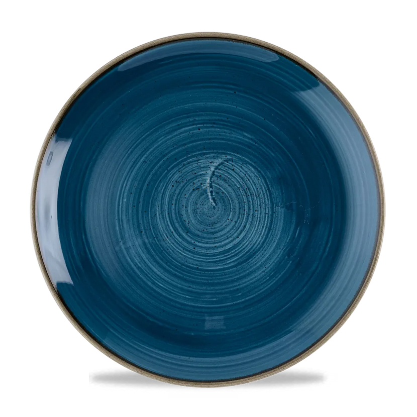 Stonecast Java Blue Evolve Coupe Plate 28,8cm 12/box