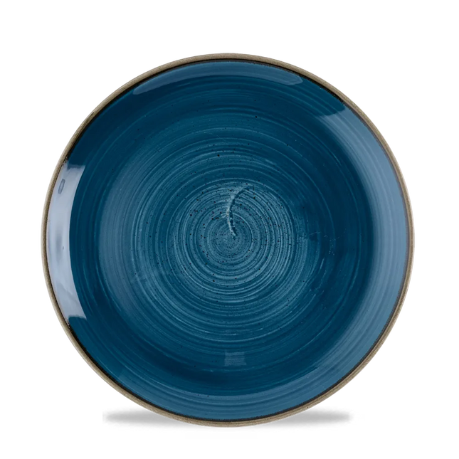 Stonecast Java Blue Evolve Coupe Plate 21.7cm 12/box