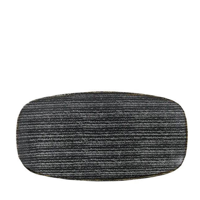 Studio Prints Black Chefs Oblong Plate 35.5x18.9cm 6/box