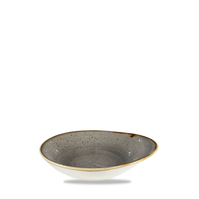 Stonecast Grey Round Dish 6 3/8X5 5/8" 12/box