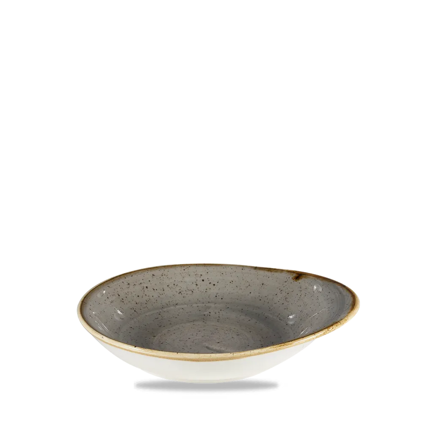Stonecast Gray Round Dish 7 2/8X6.5" 12/box