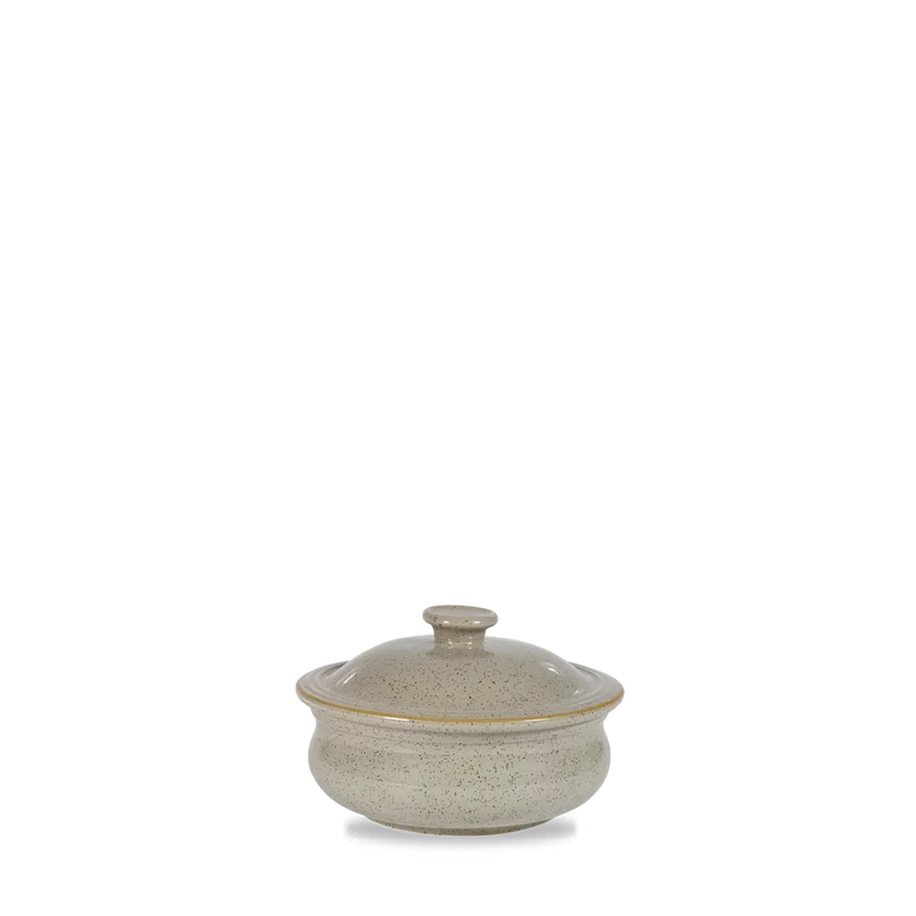 Stonecast Gray Lidded Stewpot 15Oz 6/box