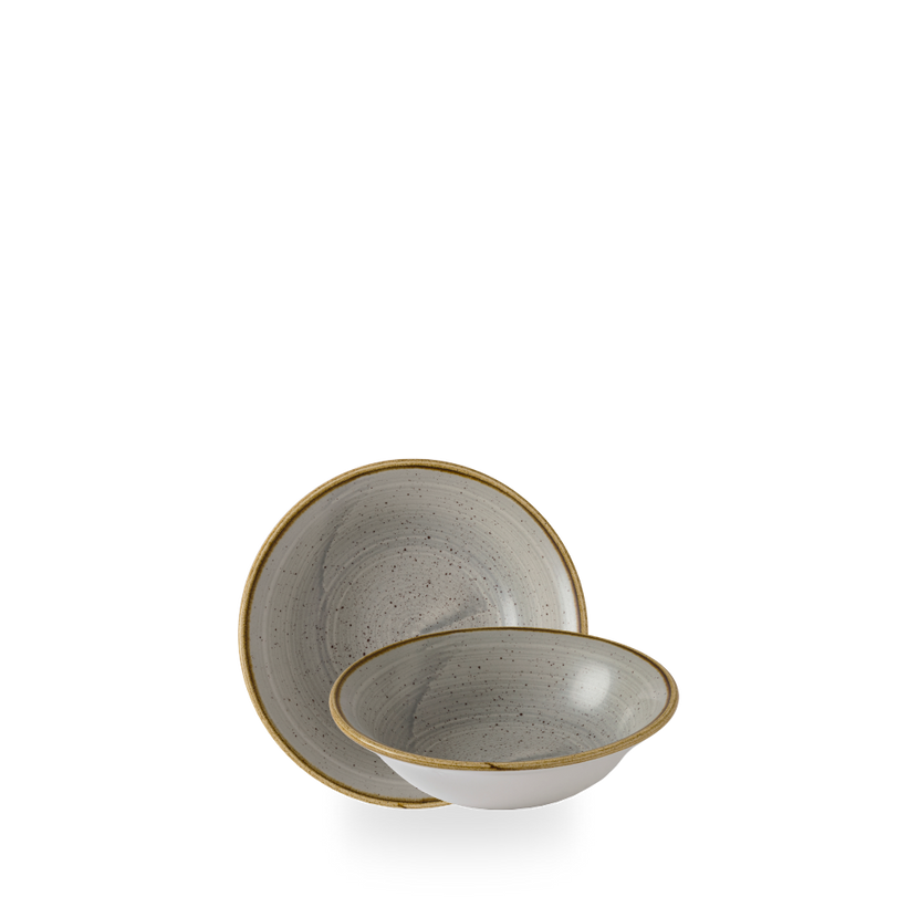 Churchill Stonecast Peppercorn Grey ontbijtkom 15,2 cm