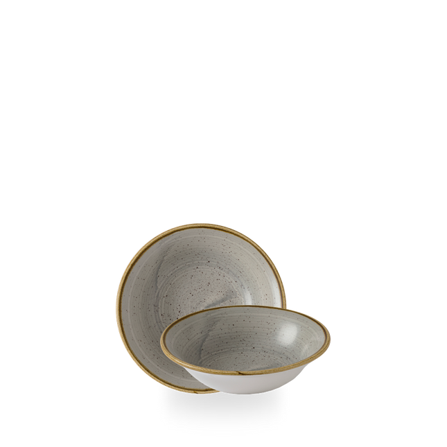 Churchill Stonecast Peppercorn Grey ontbijtkom 15,2 cm