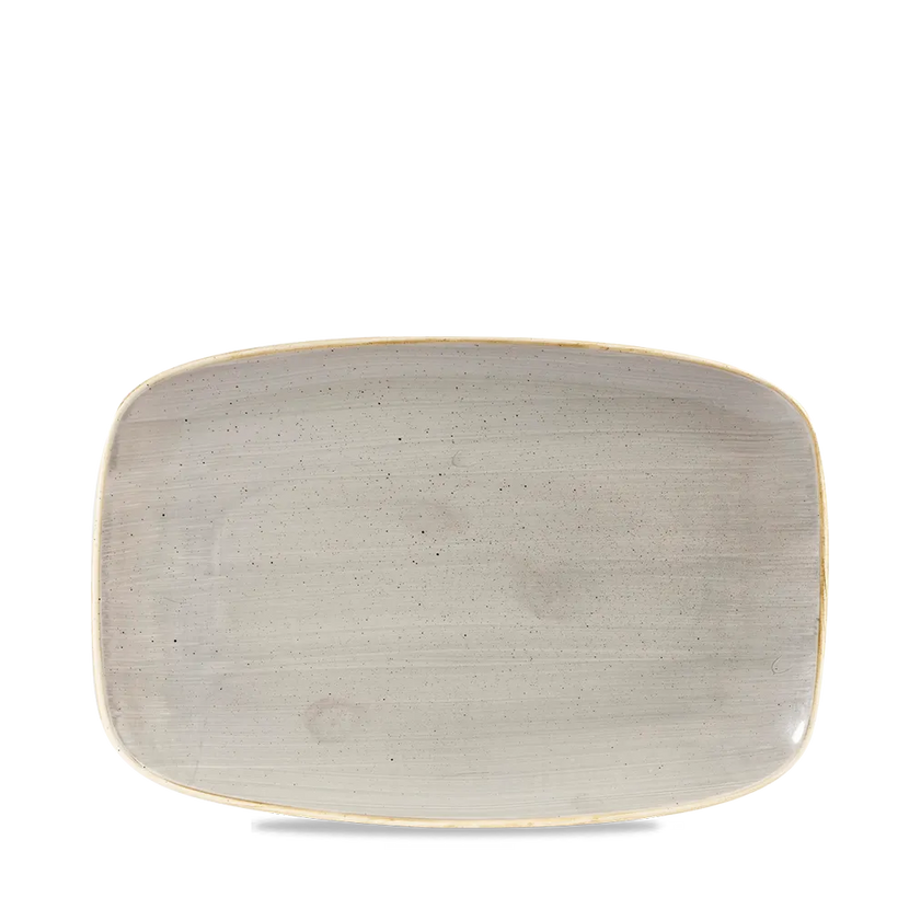 Stonecast Gray Chefs Oblong Plate 9.35"X6.2" 12/box