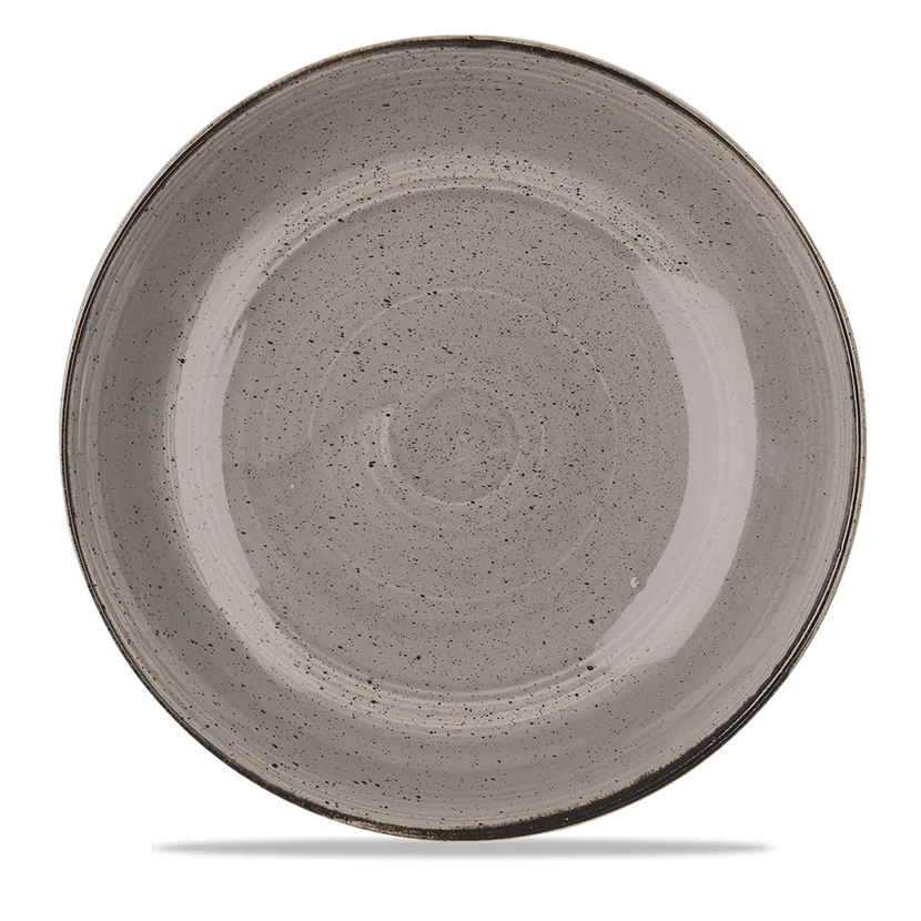 Stonecast Gray Coupe Large Bowl 12" 6/box