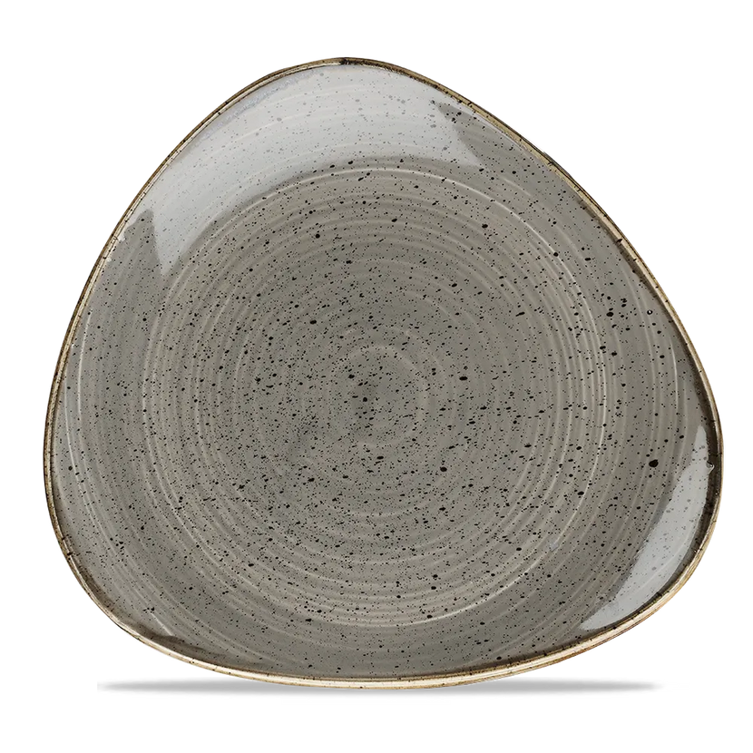 Stonecast Gray Lotus Plate 10" 12/box