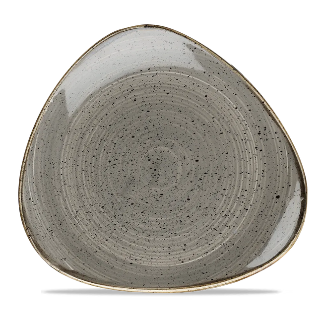 Stonecast Gray Lotus Plate 25cm 12/box