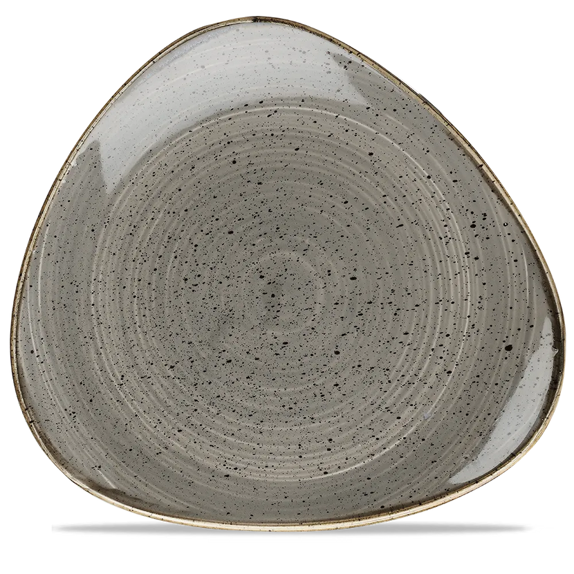 Stonecast Gray Lotus Plate 12" 6/box