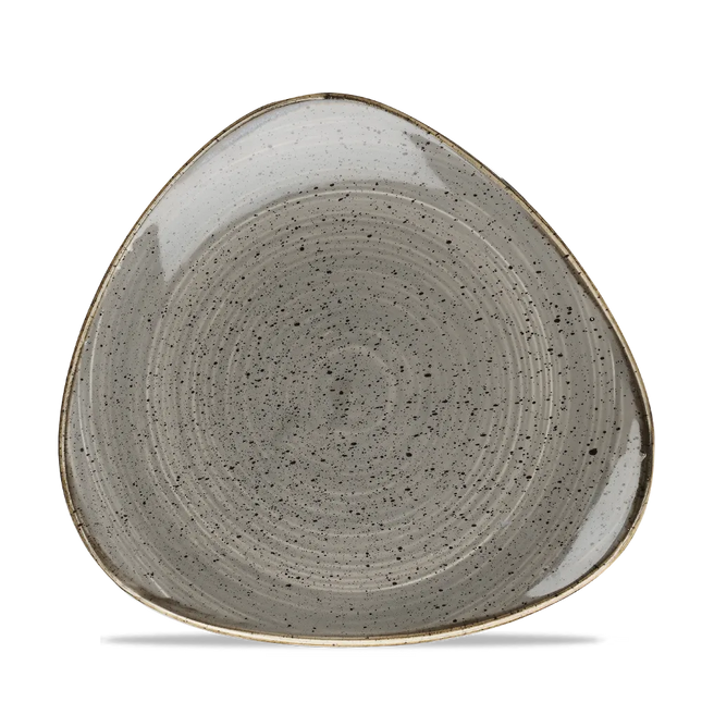 Stonecast Gray Lotus Plate 18cm 12/box
