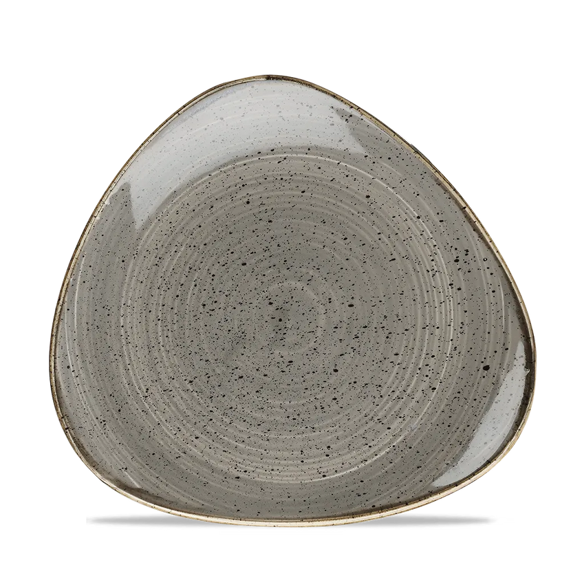 Stonecast Gray Lotus Plate 9" 12/box