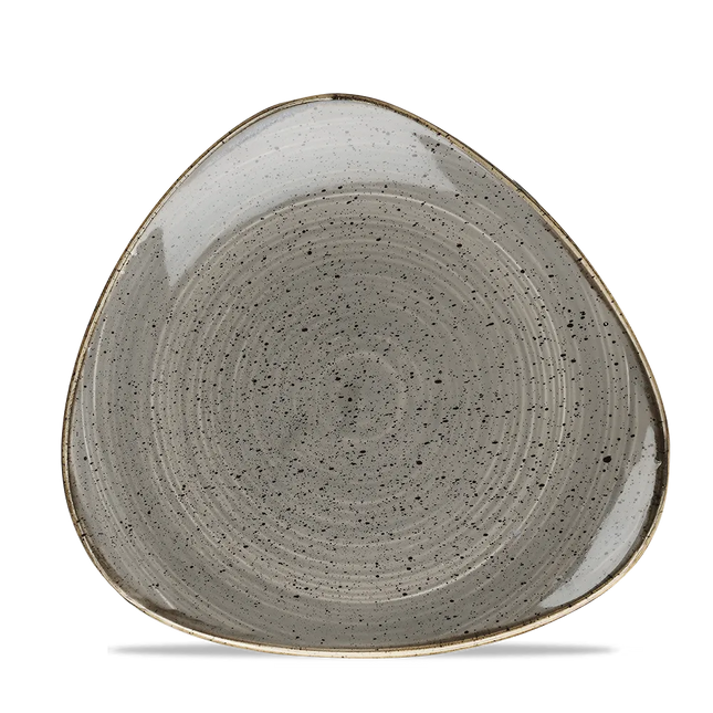 Stonecast Gray Lotus Plate 23cm 12/box