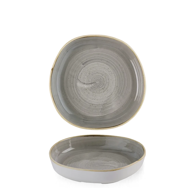 Stonecast Gray Organic Walled Bowl 20cm x 4.5cm 6/box